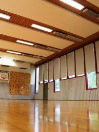 Bilde: Gymnastikksalen på Kvaleberg skole